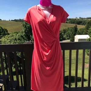 NWOT 24Seven Faux Wrap Dress
